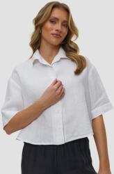 120% Lino Cămașă Din In Cu Mânecă Scurtă Pentru Femei 120% Lino - sportofino - 825,00 RON