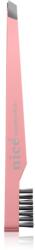 Diva & Nice Cosmetics Accessories ferde csipesz kefével Pink