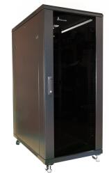 Extralink Rack szekrény, Extralink, 32U, Padlón álló, Fekete/Sötétbarna (DNXGFNPPMRMNJM)