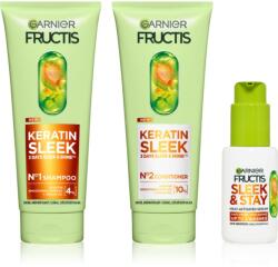 Garnier Fructis Keratin Sleek szett hajra 3 db