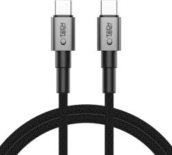 Tech-Protect USB-C adat- és töltőkábel - USB-C Tech-Protect Ultraboost DNA, 60W, 1m, szürke (cab/da/us/tec/ul/60/1m/gr)