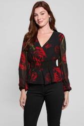 GUESS MISHKA W5RH71 XS INTL piros | fekete női póló