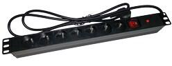 ALANTEC PZ071U power extension 1.8 m 7 AC outlet(s) Indoor Black