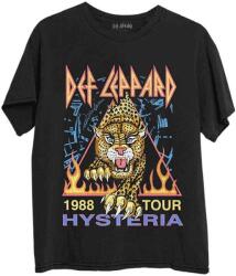 Def Leppard Hysteria '88 (Back Print) Black L Ing (DEFLTS24MB03)