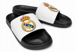  Real Madrid férfi papucs fekete-fehér Hivatalos Szurkolói Papucs 42-es (8445484687439)