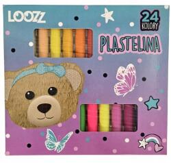 LOOZZ Iskolai gyurma 24 szín Fluffy Bear (5903235715471)