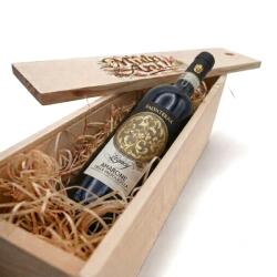 Salvaterra Pachet Cadou Cutie Lemn Persoanlizata Vin Rosu Salvaterra Legacy Amarone della Valpolicella 16%, 0.75L