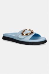 Steve Madden papucs nyitott orrú női velúr Mistify - kék Női 39