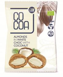 COCOA mandula kókuszos fehér csokoládéba mártva bio 70 g (5902565214395)