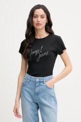 JOOP! t-shirt női pamut elasztánnal - fekete XS