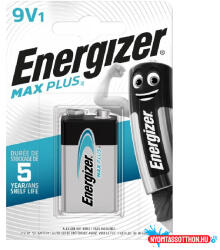 Energizer Elem ENERGIZER "MaxPlus" 9V 1 darabos
