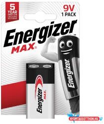 Energizer Elem ENERGIZER "Max" 9V 1 darabos
