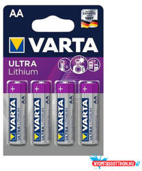 VARTA Elem ceruza VARTA Ultra Líthium AA 4-es