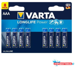 VARTA Elem mikro VARTA Longlife Power AAA 8-es