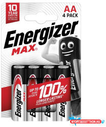 Energizer Elem ceruza ENERGIZER "Max" AA 4 darabos