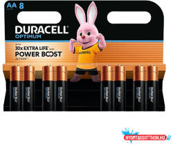Duracell Elem ceruza DURACELL Optimum AA 8-as