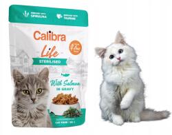 Calibra Calibra, ivartalanított macskák, lazac szószban, tasak 85 g