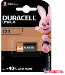 Duracell Elem fotó DURACELL Speciality High Power 123