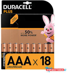 Duracell Elem mikro DURACELL Basic MX2400 AAA 18-as