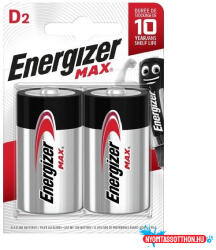 Energizer Elem góliát ENERGIZER "Max" D 2 darabos