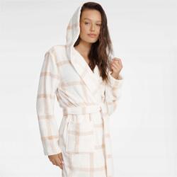 Henderson Női Fürdőköpeny Henderson Great Meleg Plus Size kapucnival, kockás, XXL