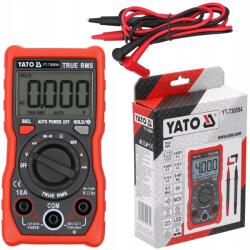 TOYA Digitális Multiméter Árammérő YT-730894 True Rms LCD 4000 Yato (YT-730894)