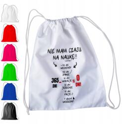  Fehér Iskolatáska Óvodába, Tornaórákra Nincs Időm Tanulni (WORKI PRZEDSZKOLNE - BIAŁY - WZÓR 58)