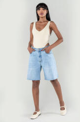Nina Carter Blugi scurti basic P619-6 M7, Albastru deschis (P619-6LIGHTBLUE-36)