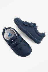 Hopfrög HOPFRÖG Barefoot BioVegán-bőr zárt cipő (24-32 méretekben) (29-es méret) | HOPFRÖG SMART WALKER JUNIOR SUPER MATT NAVY BAREFOOT SNEAKERS