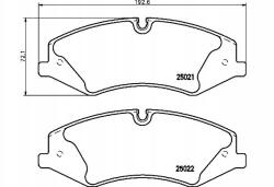 Pagid Hella Fékbetétek Pagid LR015578 LR026221 Pad