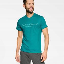 Henderson Férfi Pizsama Henderson Pulse Pamut Türkiz Grafit XXL-es méret (39738-66X)