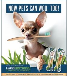 WooBamboo Woobamboo bambusz fogkefe kis kutyáknak és macskáknak