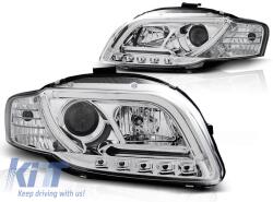  Fényszórók TUBE LIGHT DRL króm AUDI A4 B7 11.04-03.08 (TTHA6027575)