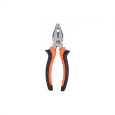 Evotools Patent Evotools Orange-Negru, lungime 200mm, cleste cu falci canelate pentru prinderea si strangerea pieselor rotunde: tevi, fitinguri, piulite, furtunuri cu papuci metalici. Util in instalatii sanita Cleste
