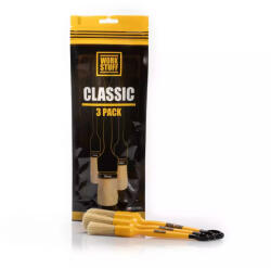 Work Stuff Classic WS100 Perii de Curățare pentru Materiale plastice pentru interior - Tabloul de bord Auto 3buc WS-100 (WS-100)