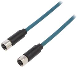 Bulgin Cablu pentru senzori/automatizări M12, 8 pini, drept, 1m (PXPTPU12FBF08XFB010PU)