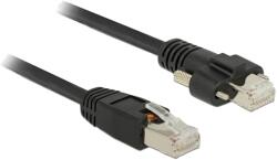 Delock Patch cord S/FTP Cat 6 RJ45, 2 m, negru (85668)