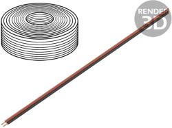 Donau Elektronik Cablu LiYz 2x0, 75 mm2, 400 V, 25 m, negru/roșu (275-01-25)
