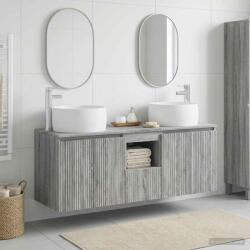 vidaXL Set dulap baie 3 buc. Sonoma gri 49, 5 x 44, 5 x 66 cm GartenMobel Dekor (3405723)