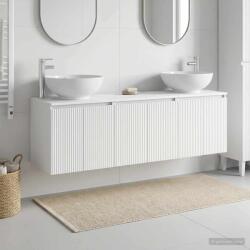 vidaXL Set dulap baie 3 buc. Alb 49, 5 x 44, 5 x 65 cm Lemn prelucrat GartenMobel Dekor (3405687)
