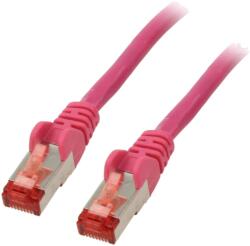 Goobay Patch cord RJ45 Cat 6, S/FTP, 50 m, roz (93442)