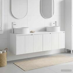 vidaXL Set dulap baie 3 buc. Alb foarte lucios 49, 5 x 44, 5 x 65, 5 cm GartenMobel Dekor (3405731)