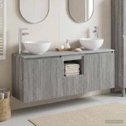vidaXL Set dulap baie 3 buc. Sonoma gri 49, 5 x 41 x 64, 5 cm GartenMobel Dekor (3405633)