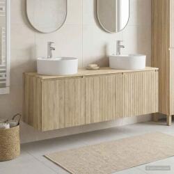 vidaXL Set dulap baie 3 buc. Stejar Sonoma 49, 5 x 44, 5 x 65 cm GartenMobel Dekor (3405669)