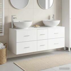 vidaXL Set de mobilier pentru baie 3 buc. Alb 49, 5 x 44, 5 x 65 cm GartenMobel Dekor (3405907)