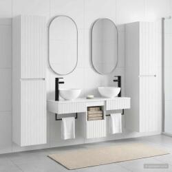 vidaXL Set de mobilier pentru baie 5 buc. Alb foarte lucios GartenMobel Dekor (3406007)