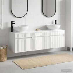 vidaXL Set dulap baie 3 buc. Alb foarte lucios 49 x 44, 5 x 66, 5 cm GartenMobel Dekor (3405761)
