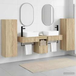 vidaXL Set de mobilier pentru baie 5 buc. Stejar Sonoma GartenMobel Dekor (3405975)