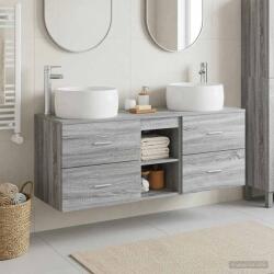 vidaXL Set de mobilier pentru baie 3 buc. Sonoma gri GartenMobel Dekor (3405928)