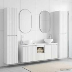 vidaXL Set de mobilier pentru baie 5 buc. Alb 33 x 34, 5 x 160 cm GartenMobel Dekor (3406023)